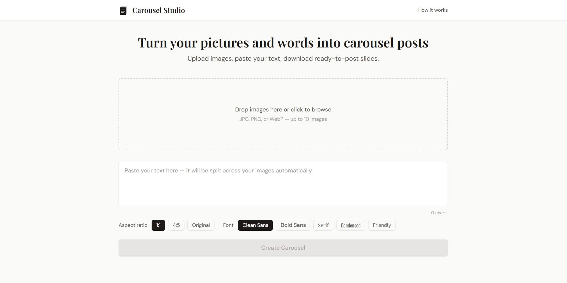 Carousel Studio